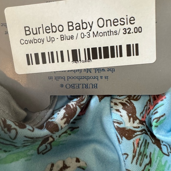 BURLEBO Baby Cowboy Up One Piece - Picture 3 of 3
